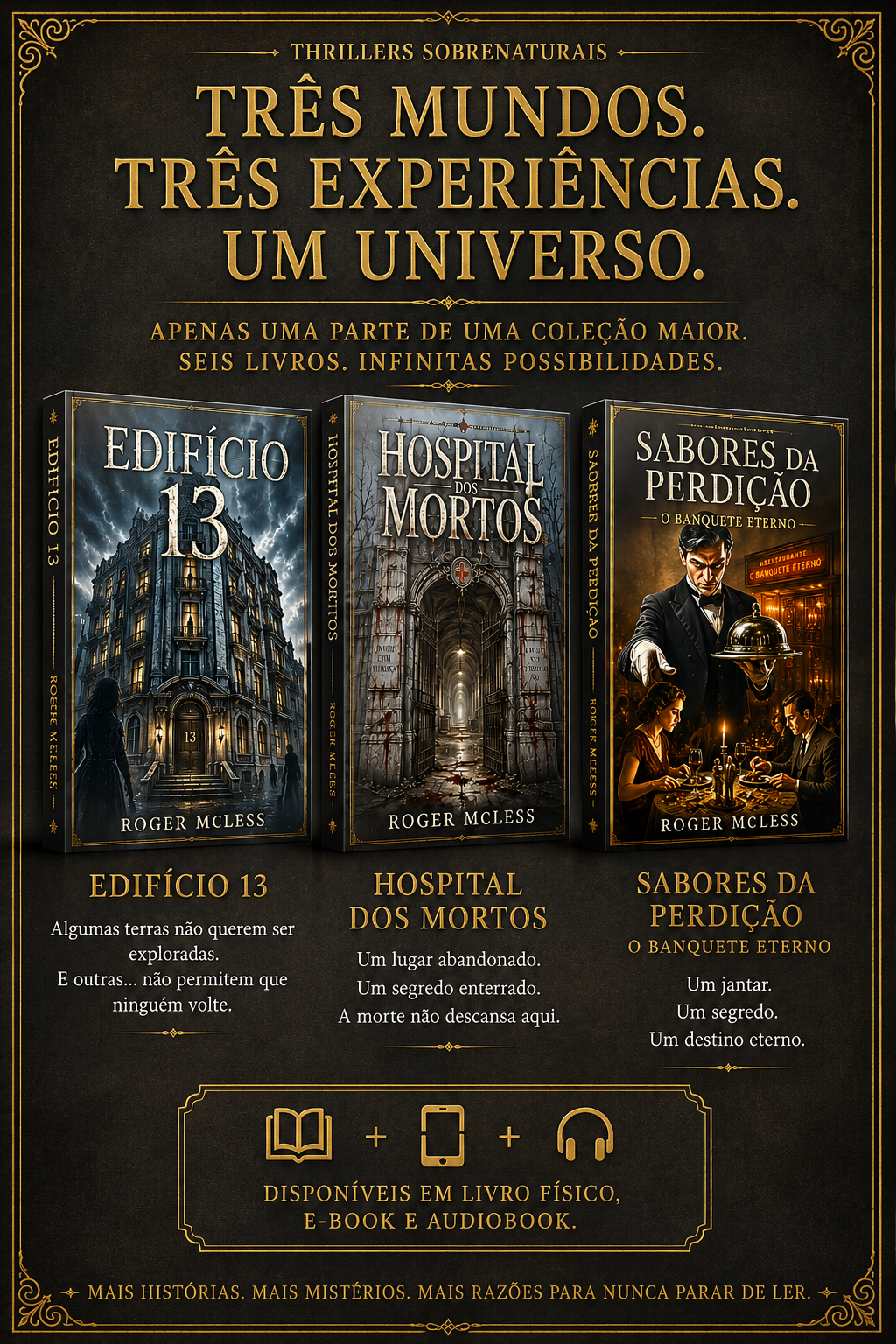 Capa da Trilogia Terror Sobrenatural